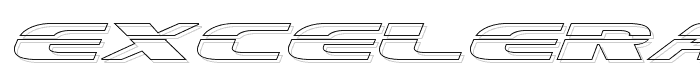 Excelerate Outline font
